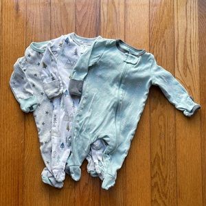 Baby Boys' 3pk Adventure Zip-Up Sleep N' Play - Cloud Island